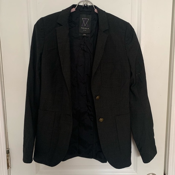 Dark Grey Aritzia Talula Exeter Blazer - Picture 3 of 5